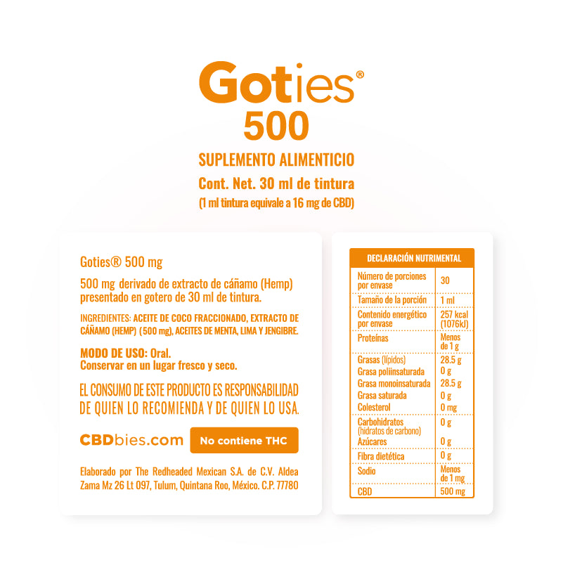 Goties 500 CBDbies