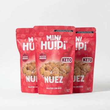 GALLETA MINI NUEZ KETO HUIPI